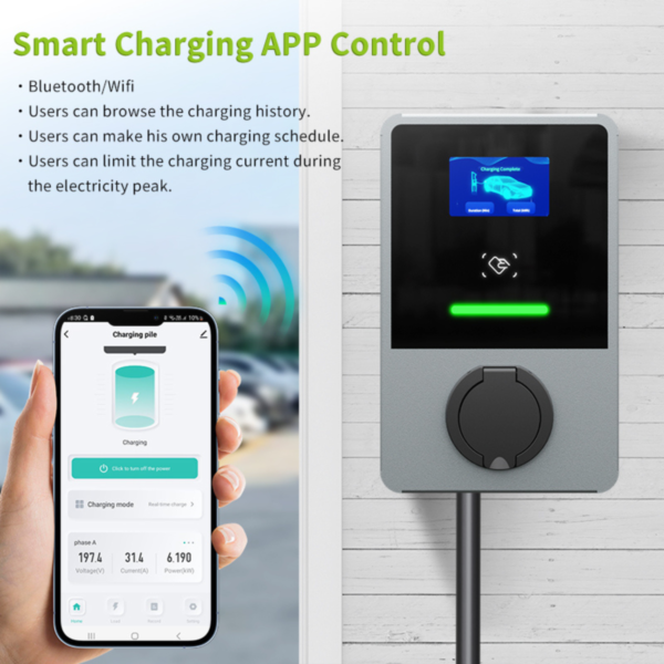 Station Intelligente pour VE - Avec Prise - 7kW/11kW/22kW – Image 4